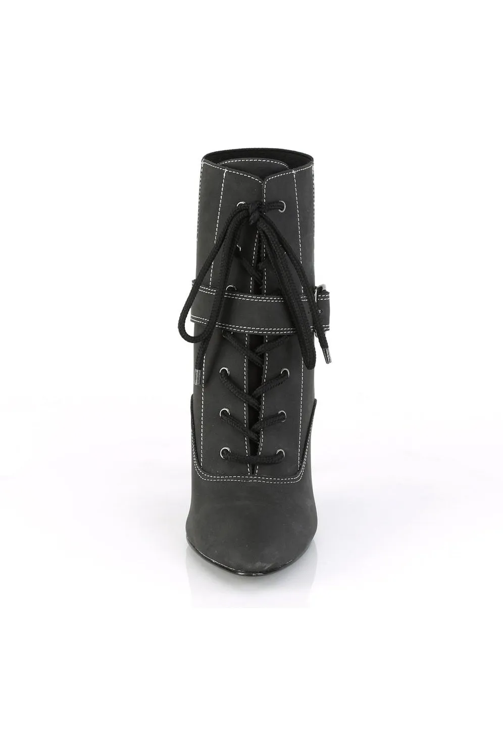 DREAM-1022 Ankle Boot | Black Faux Leather