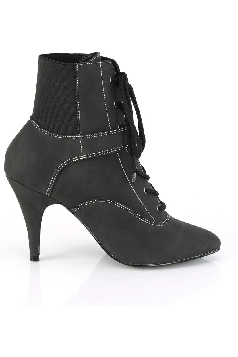 DREAM-1022 Ankle Boot | Black Faux Leather