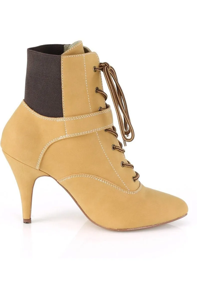 DREAM-1022 Ankle Boot | Black Faux Leather
