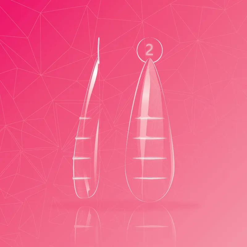 Dual Form Revolution Nail Tips (1) - Stiletto Shape