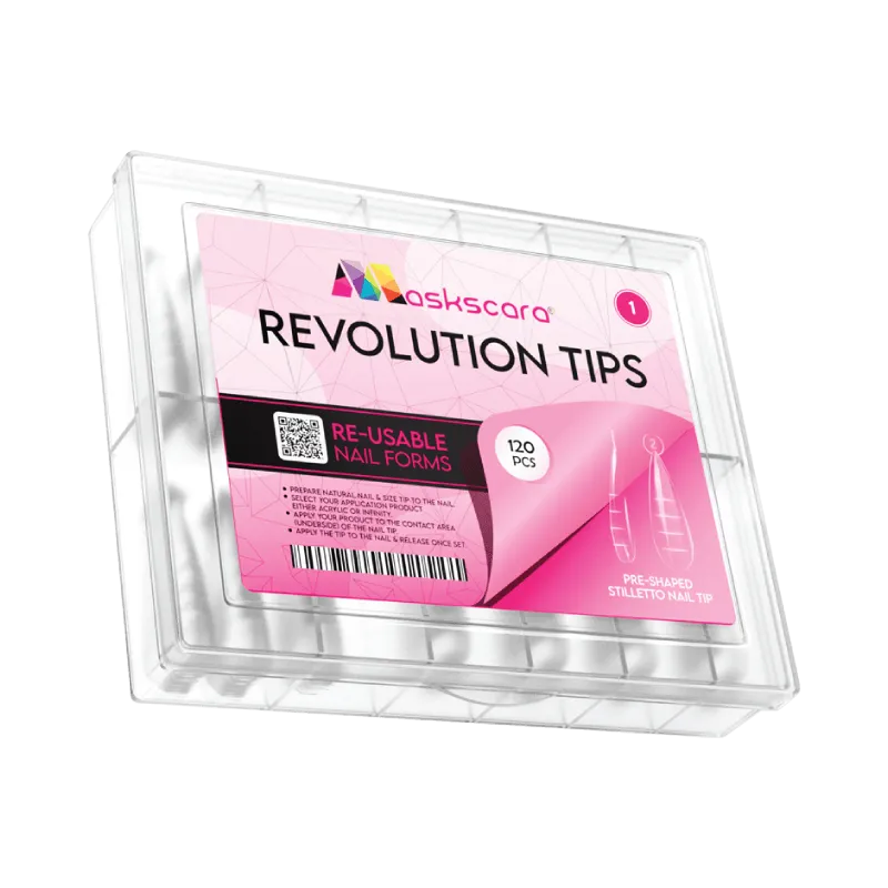 Dual Form Revolution Nail Tips (1) - Stiletto Shape