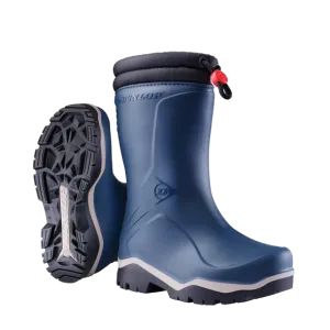 Dunlop Kids Blue/Black Blizzard Boots #K354061