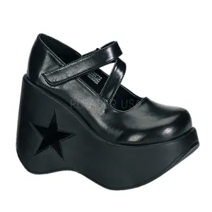 DYNAMITE-03  Black Vegan Leather