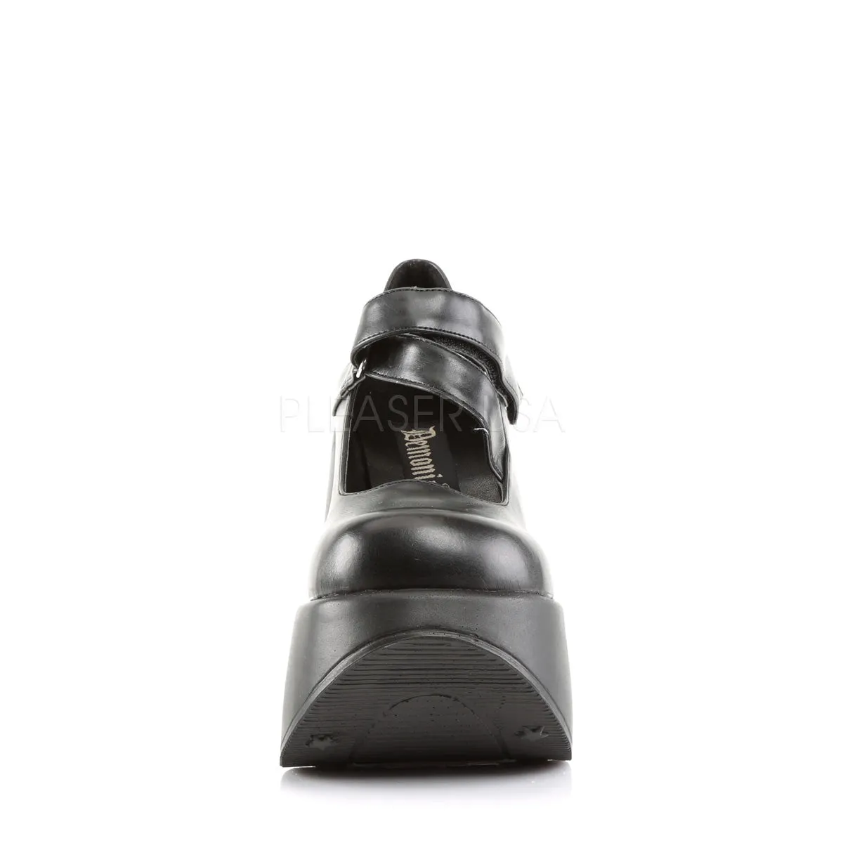 DYNAMITE-03  Black Vegan Leather