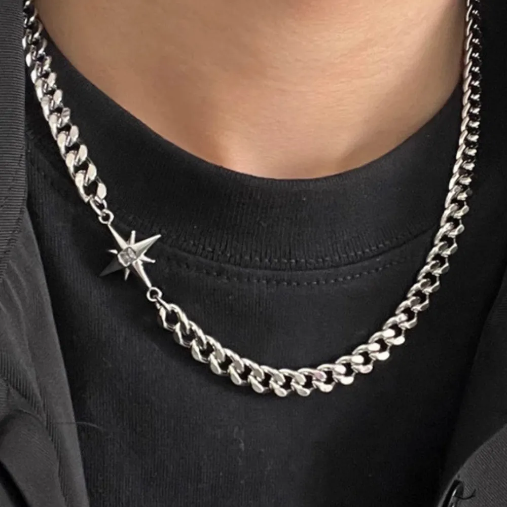 Eight-Pointed Star Versatile Necklace