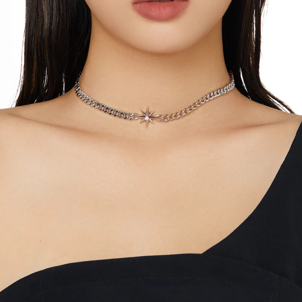 Eight-Pointed Star Versatile Necklace