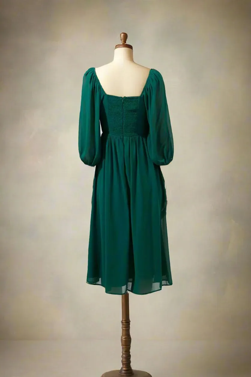 Emerald Midi Dress