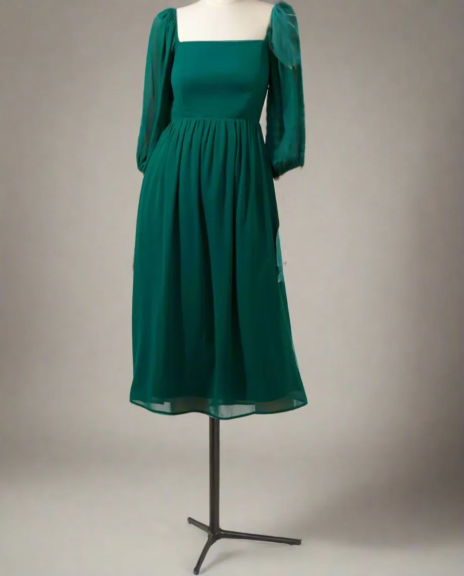 Emerald Midi Dress