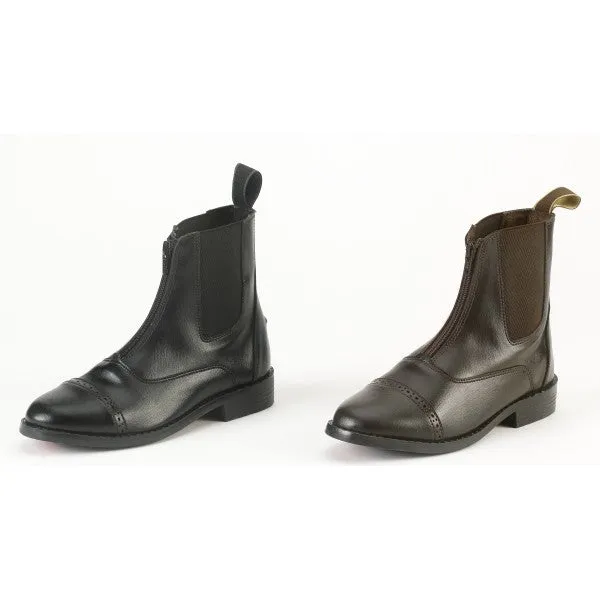 EquiStar All Weather Children's Zip Paddock Boots