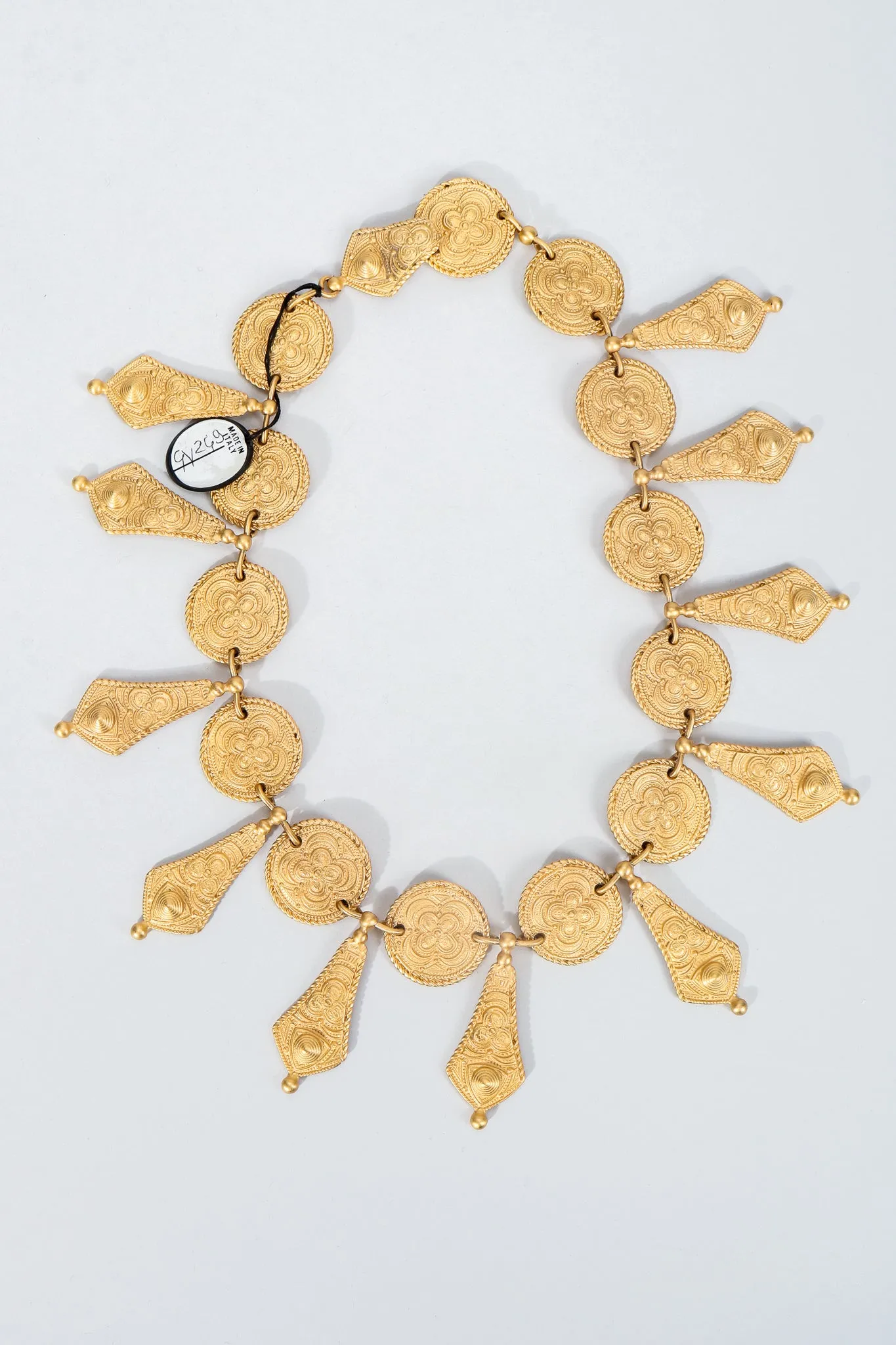 Etruscan Pointed Coin Collar
