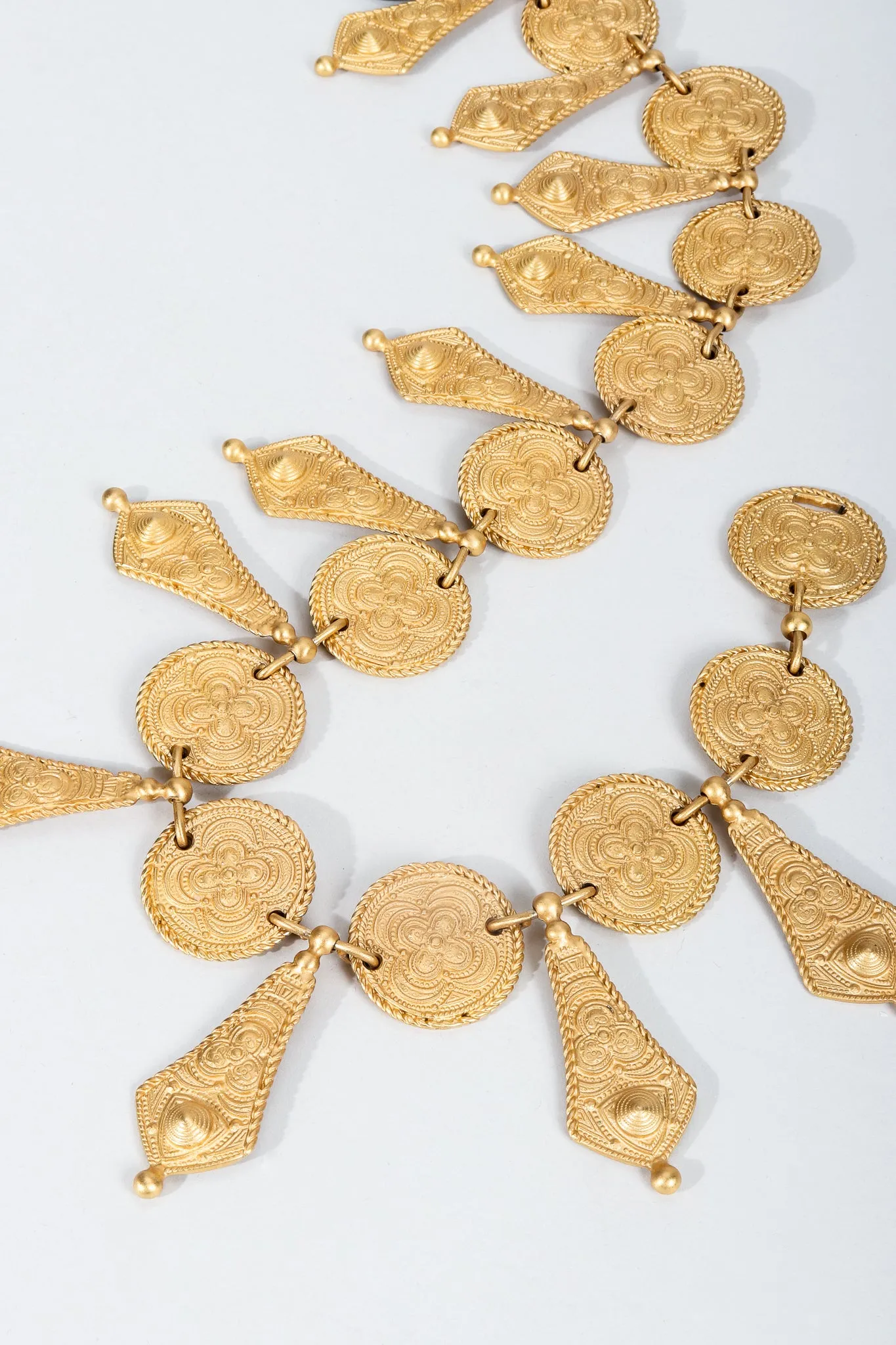 Etruscan Pointed Coin Collar