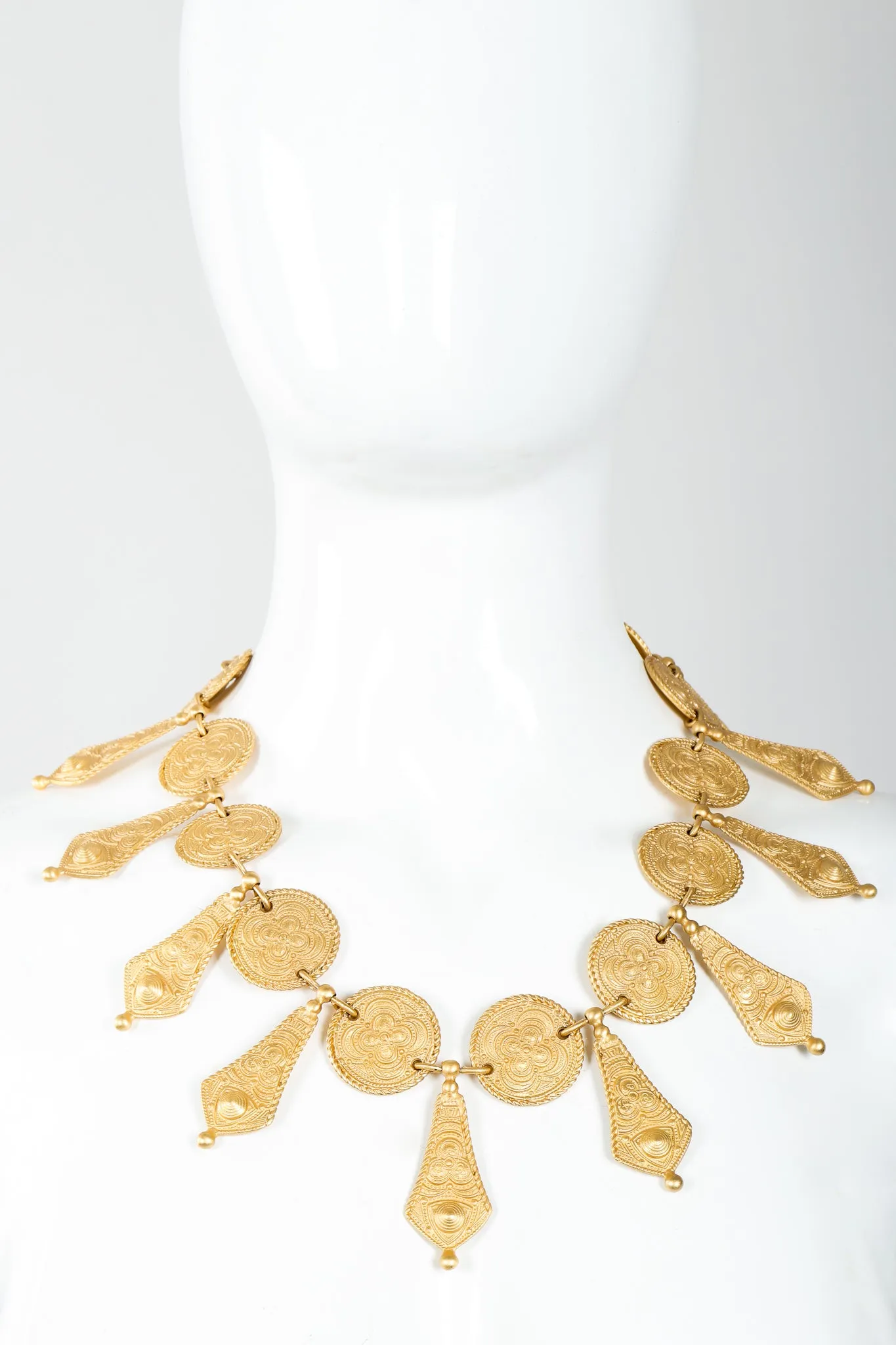 Etruscan Pointed Coin Collar