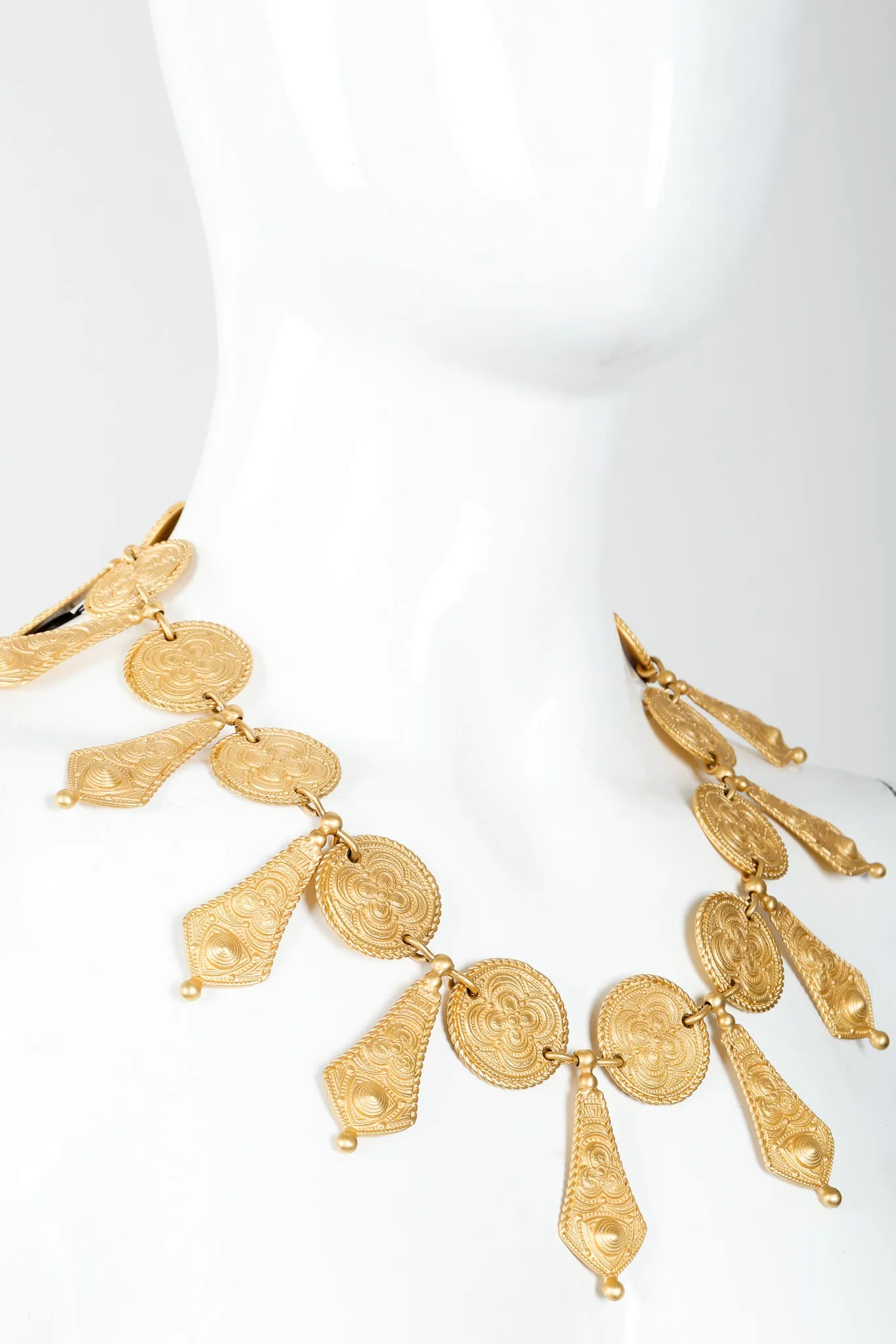 Etruscan Pointed Coin Collar