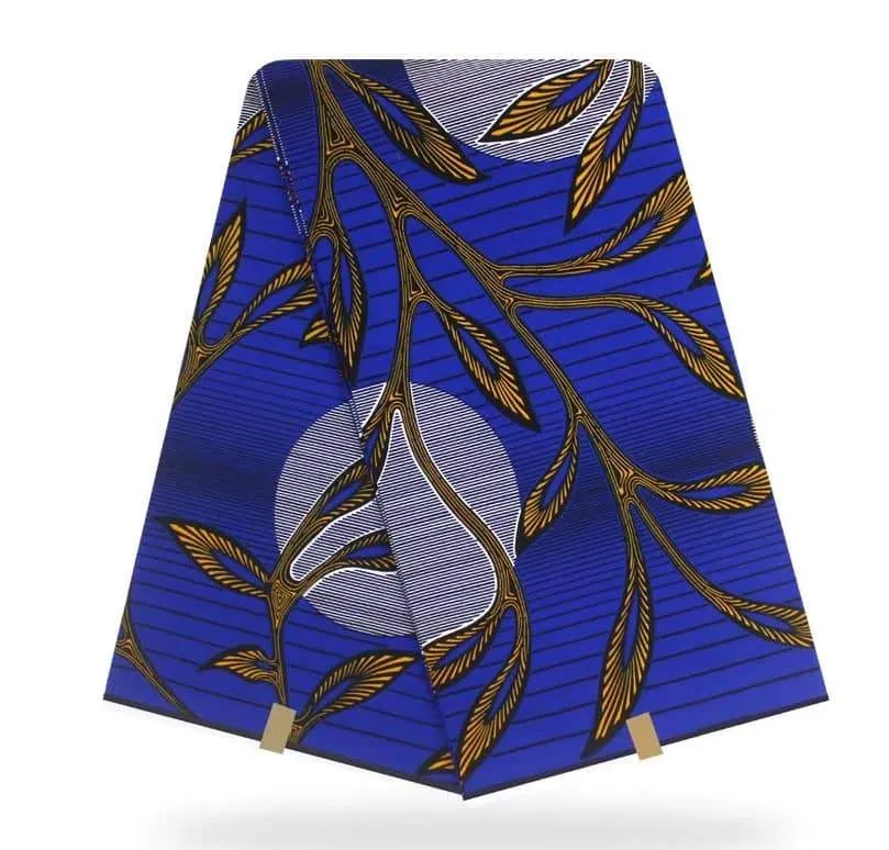 European Swiss Cotton Print Multi Floral Blue Design