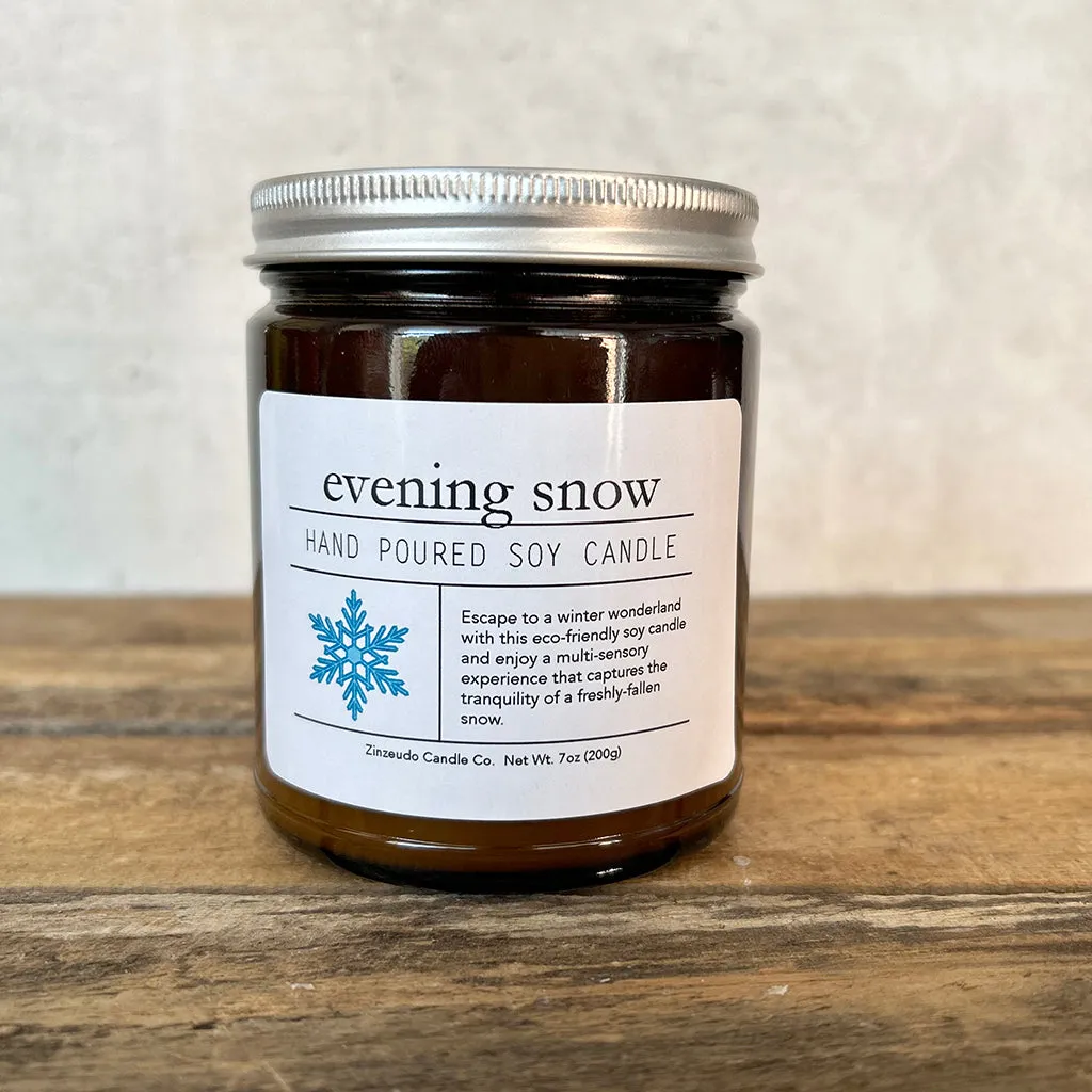 Evening Snow Soy Candle