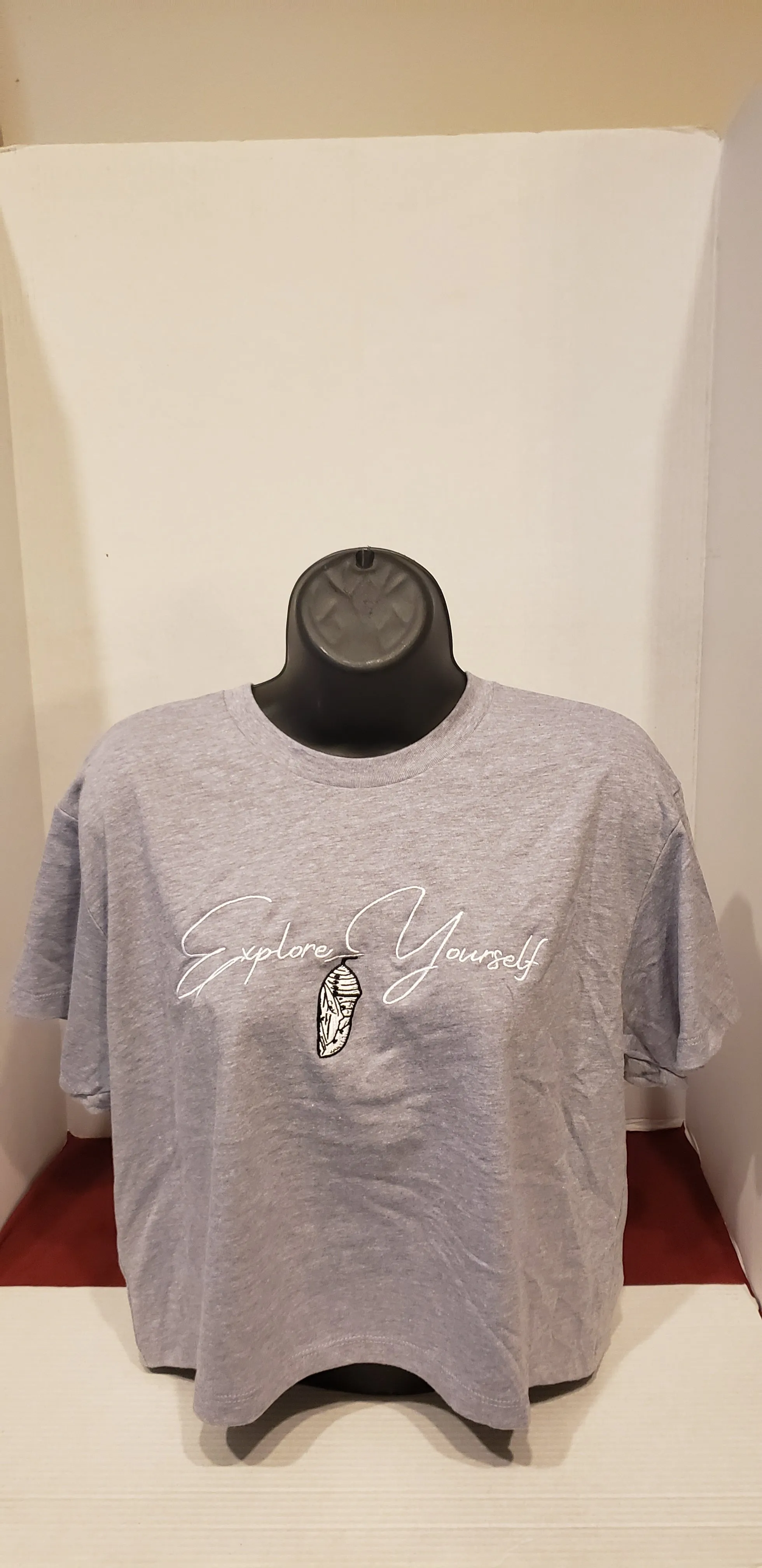 Explore Yourself Dark Blue(Dar Blue Storm)Crop Tee