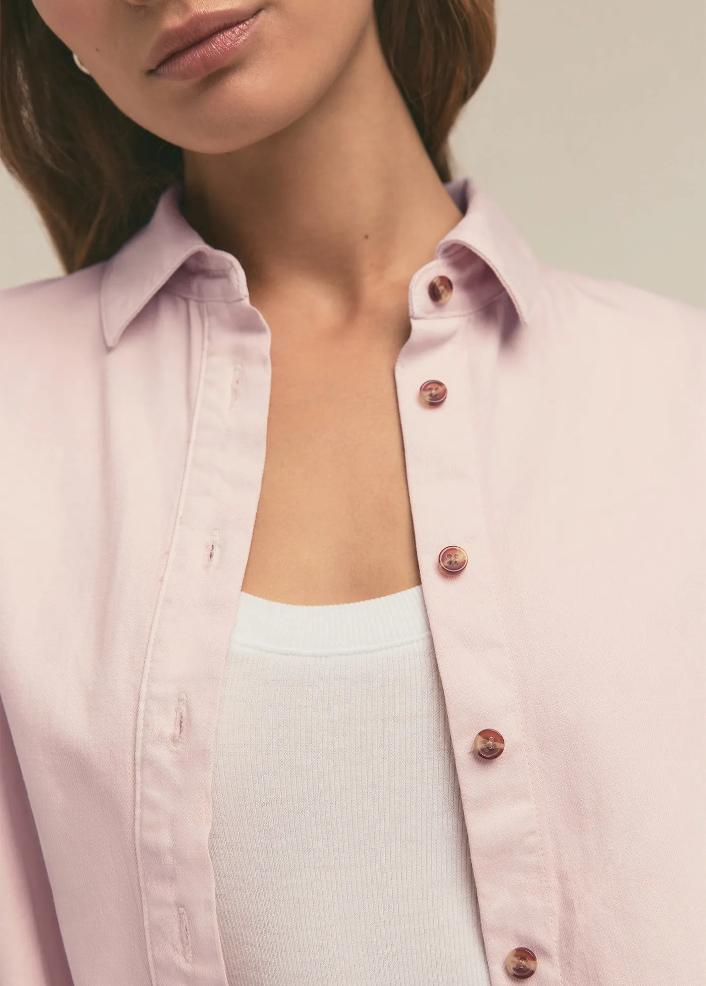 Favorite Daughter - Crop Ex Boyfriend Jacket -Pale Pink