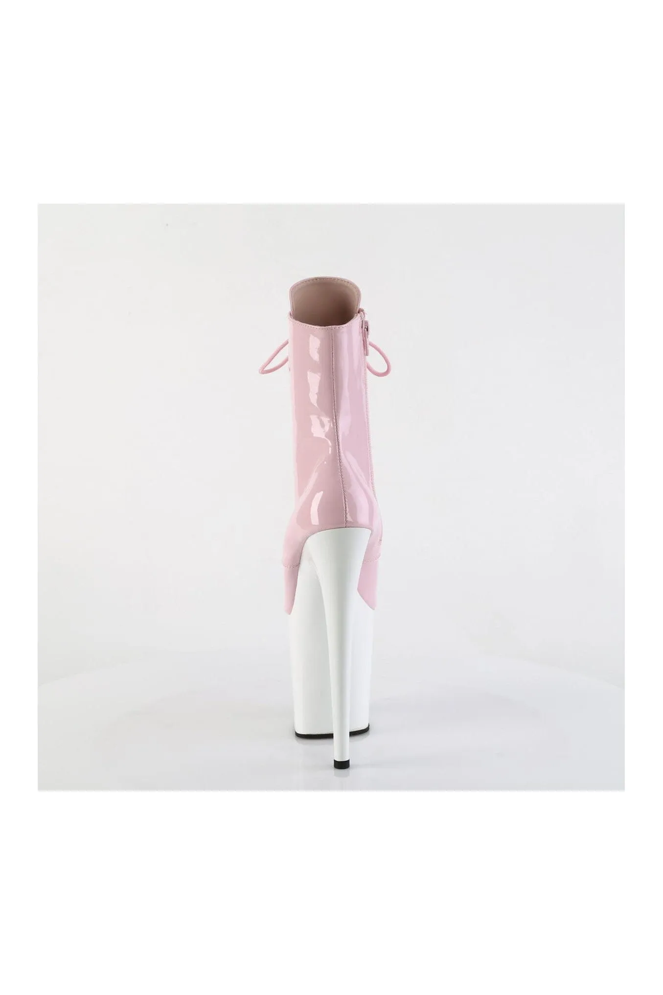FLAMINGO-1020 Pink Patent Ankle Boot