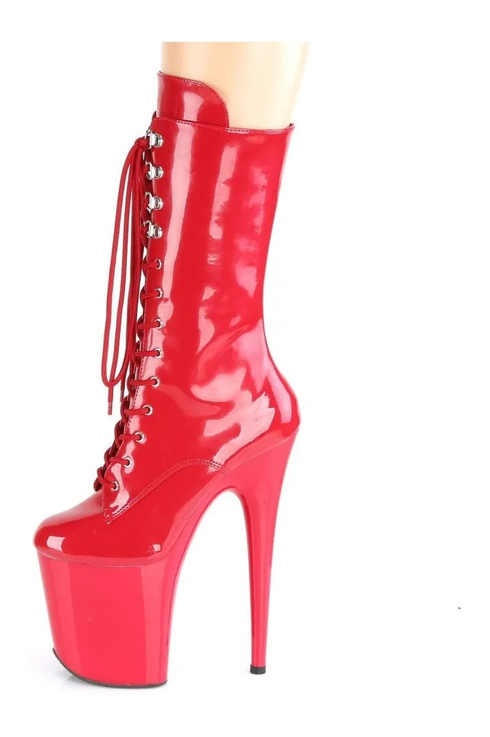 FLAMINGO-1050 Exotic Boot | Red Patent