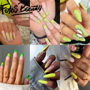 Fofosbeauty 6*24pcs Press on Nails, Artificial Acrylic Nails for Salon Quality in Seconds 04