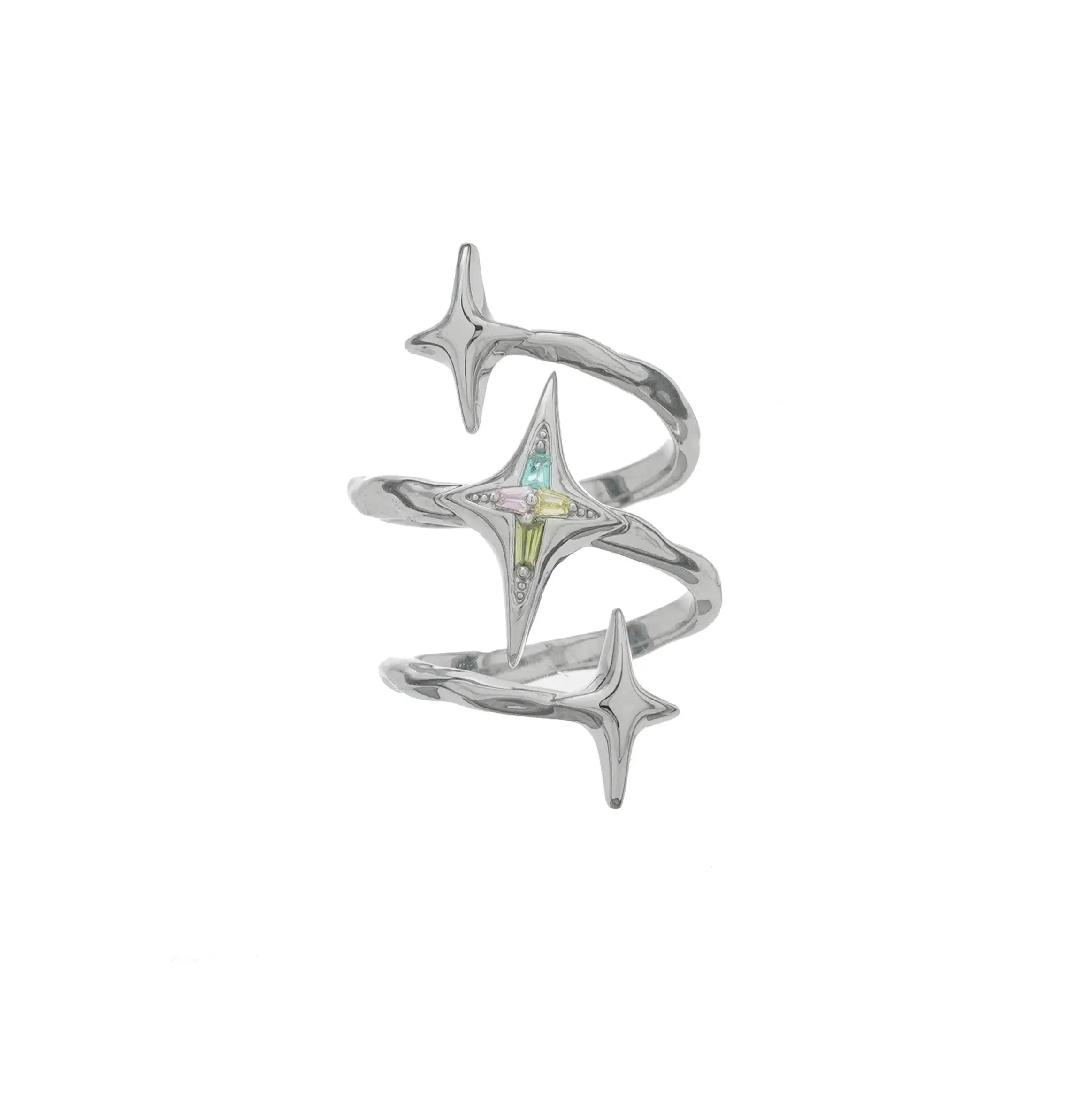 Four-Pointed Star Ring
