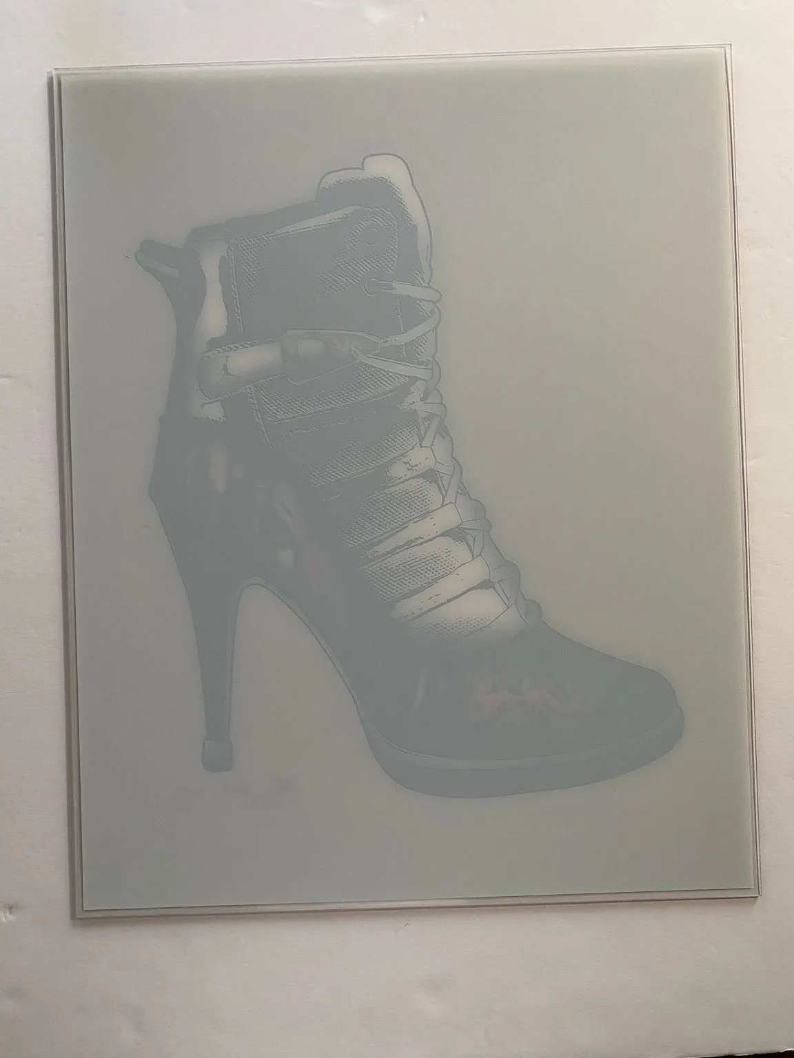 Graffiti Stiletto Sneaker