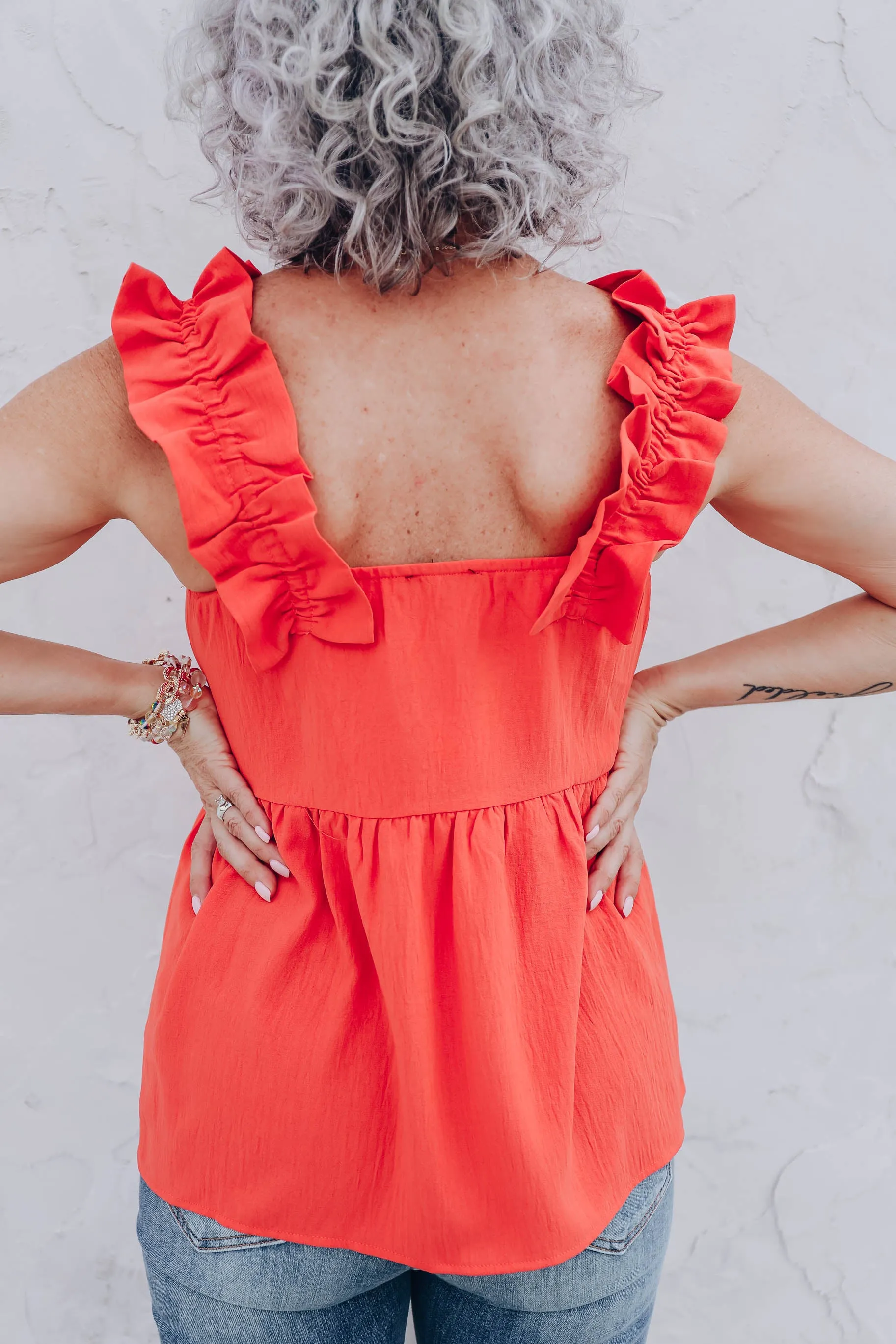 Happily Ruffled Chiffon Blouse