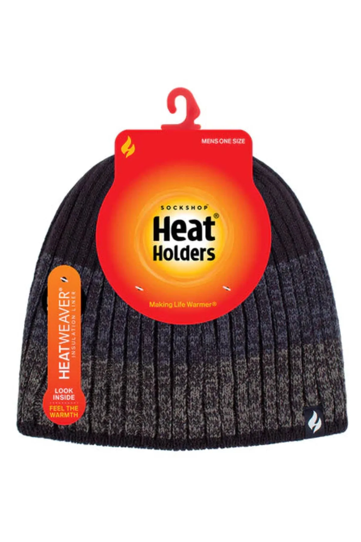 Heat Holders Linden Block Stripe Mens Thermal Beanie