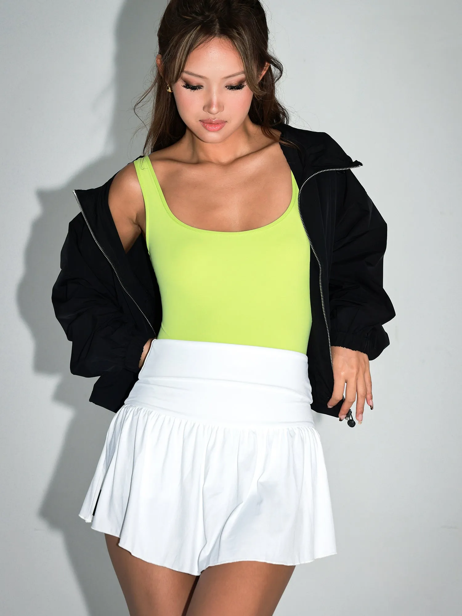 HIGH-CUT BASIC TANK BODYSUIT