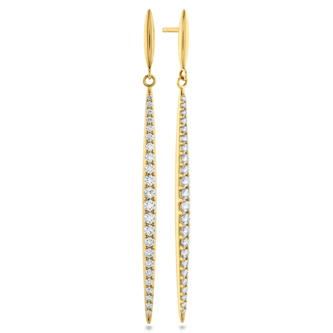 Hof 18K Yellow Gold Classic Stiletto Earrings