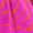 Hot Pink Printed One Shoulder Frill Detail Dipped Hem Dress