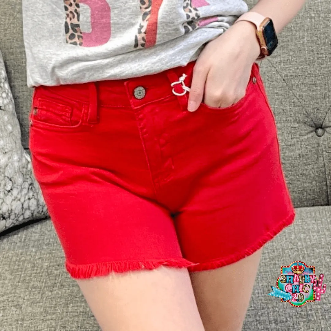 Judy Blue Shorts - Red