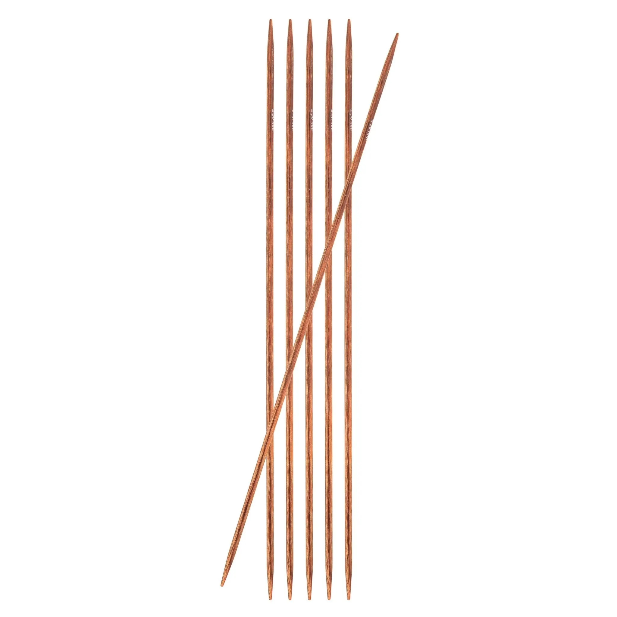 Knit Pro - Double Pointed Knitting Needles - 20cm DPN's - Ginger - 2.75mm