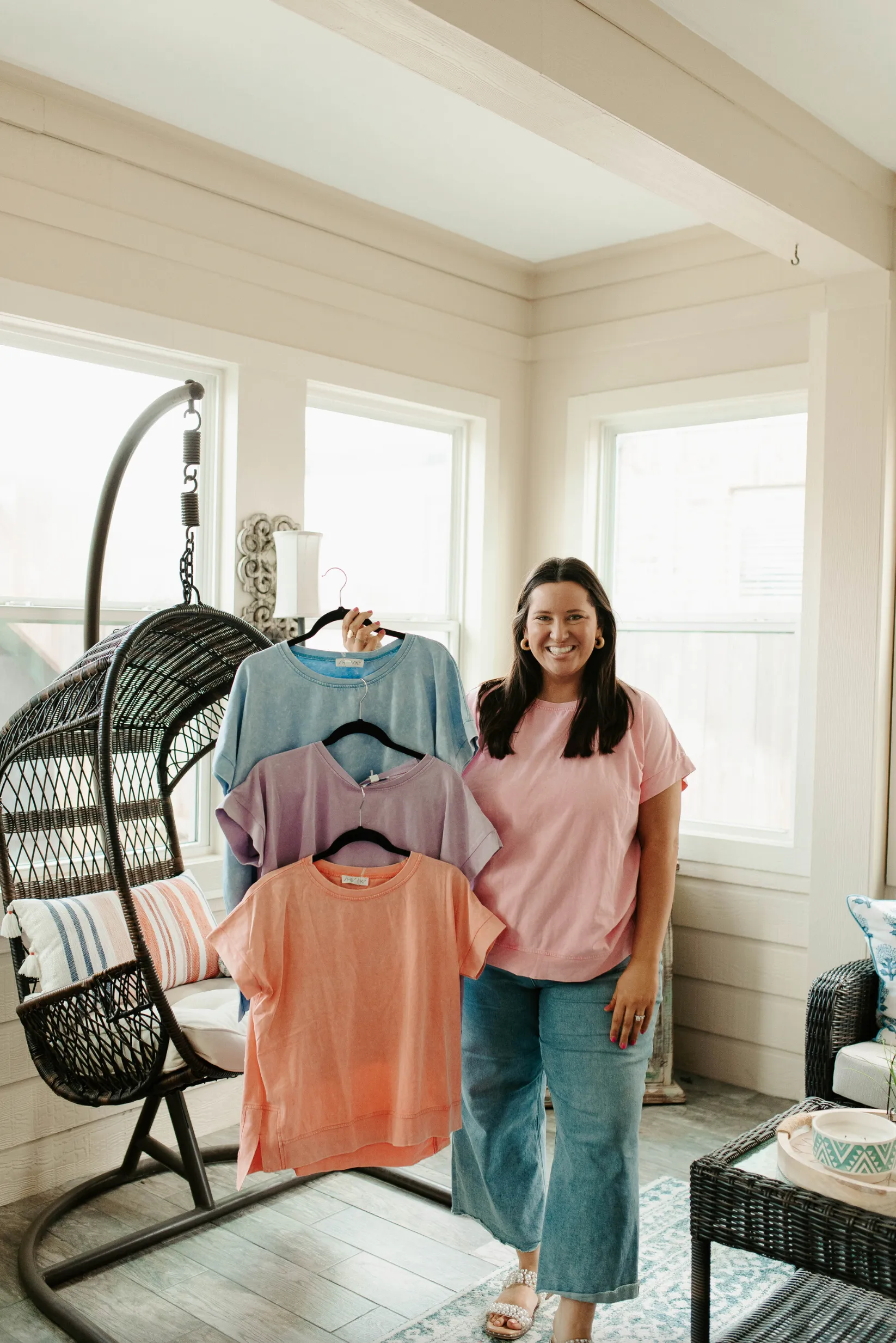Kristen Acid Wash Tee