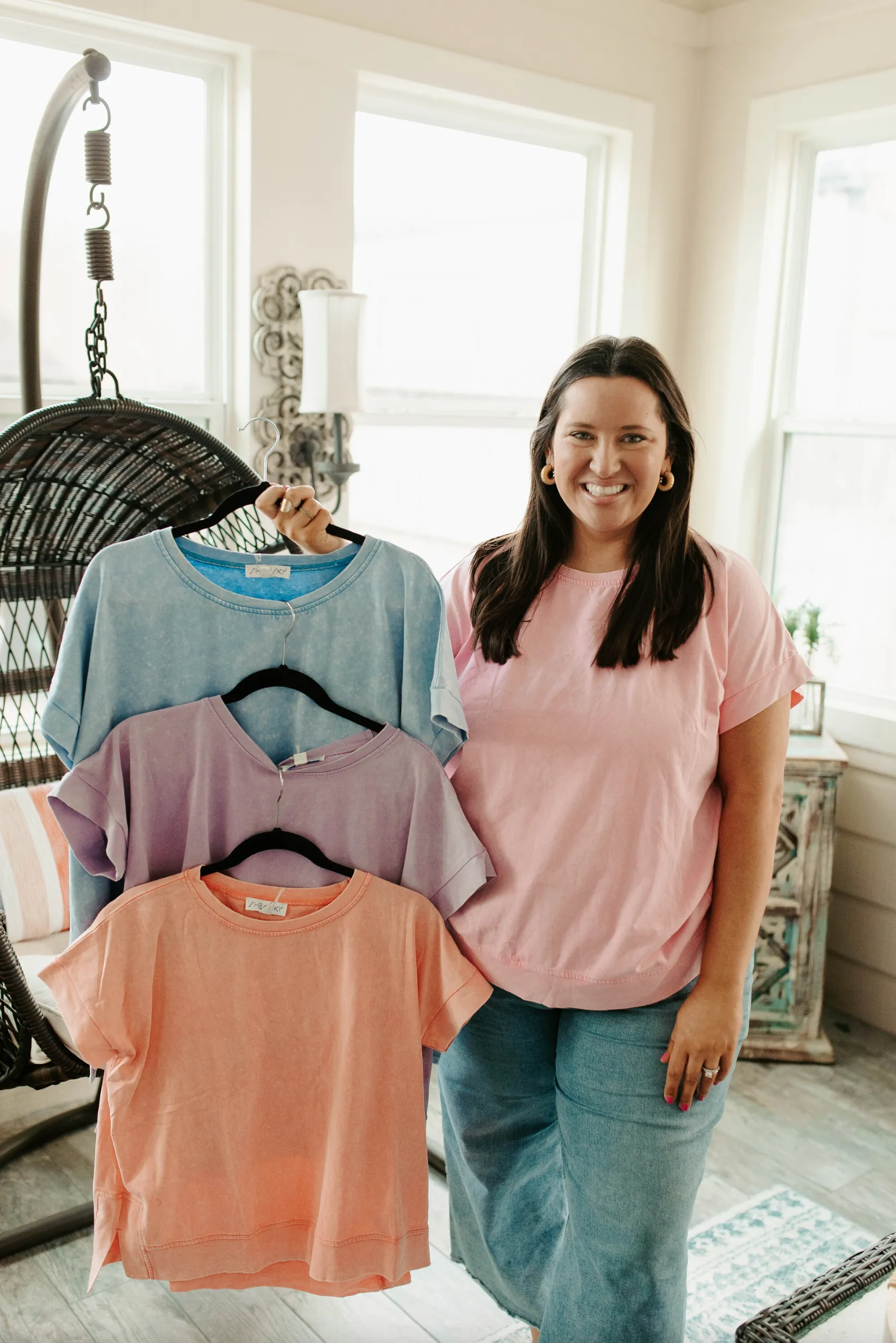 Kristen Acid Wash Tee