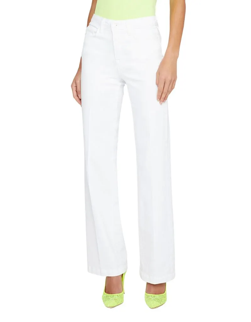 L'agence Scottie High Rise Wide Leg in Blanc