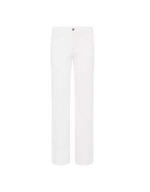 L'agence Scottie High Rise Wide Leg in Blanc