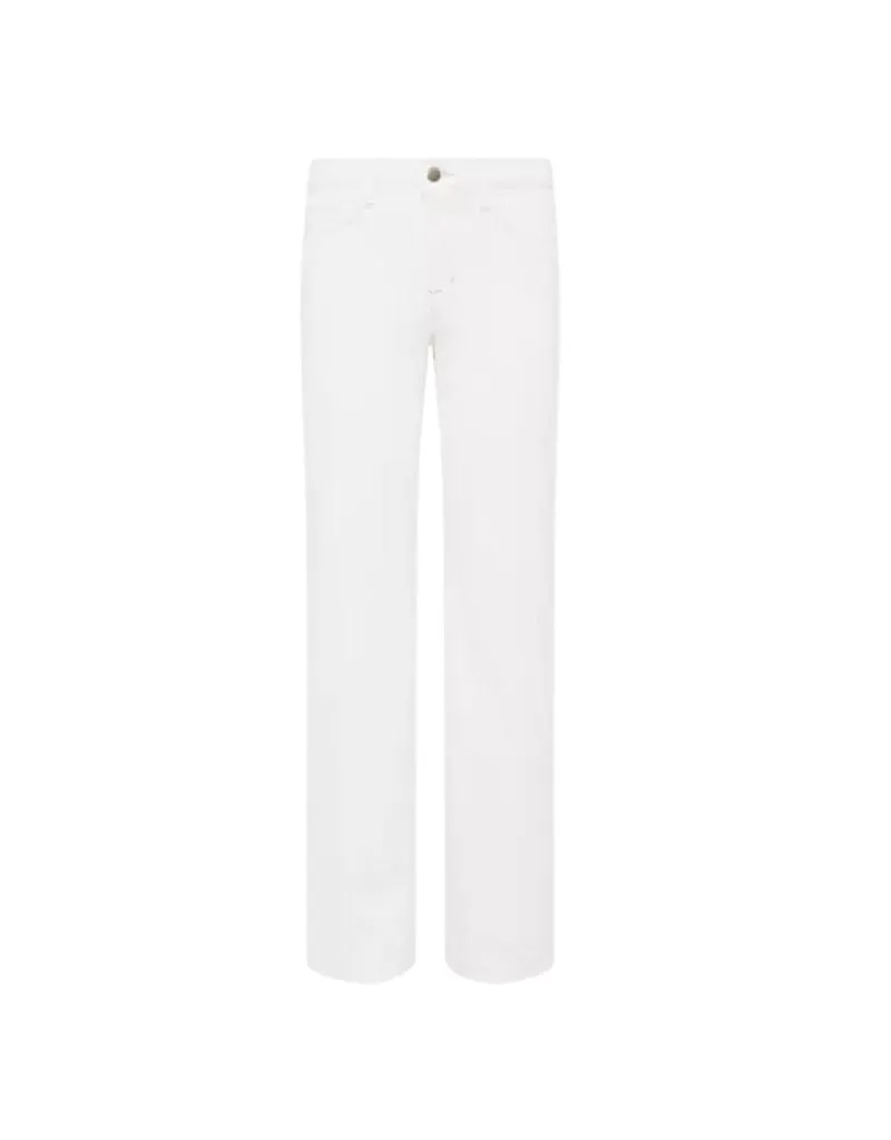 L'agence Scottie High Rise Wide Leg in Blanc