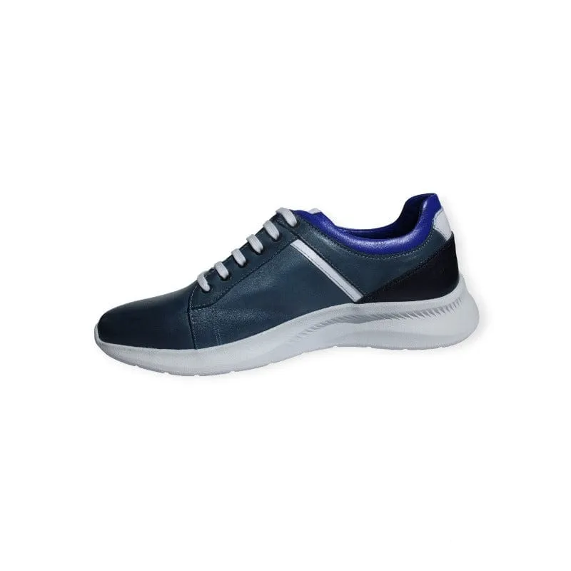 Luciano Bellini Casual Leather Shoe Navy