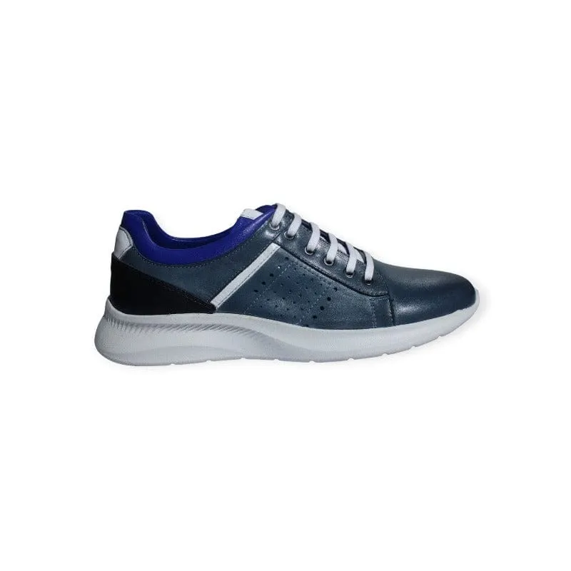 Luciano Bellini Casual Leather Shoe Navy