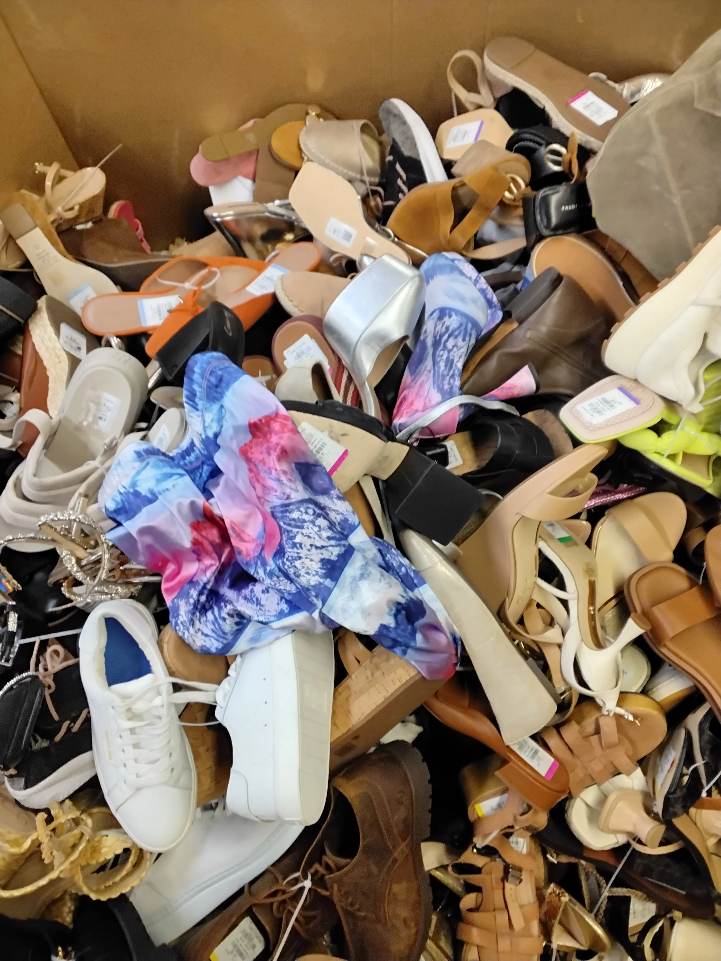 Luxury Fashion Retailer | Summer/Fall/Winter Shoe Pallets | NWOT & Returns | RAW UNMANIFESTED | Pallet #C1
