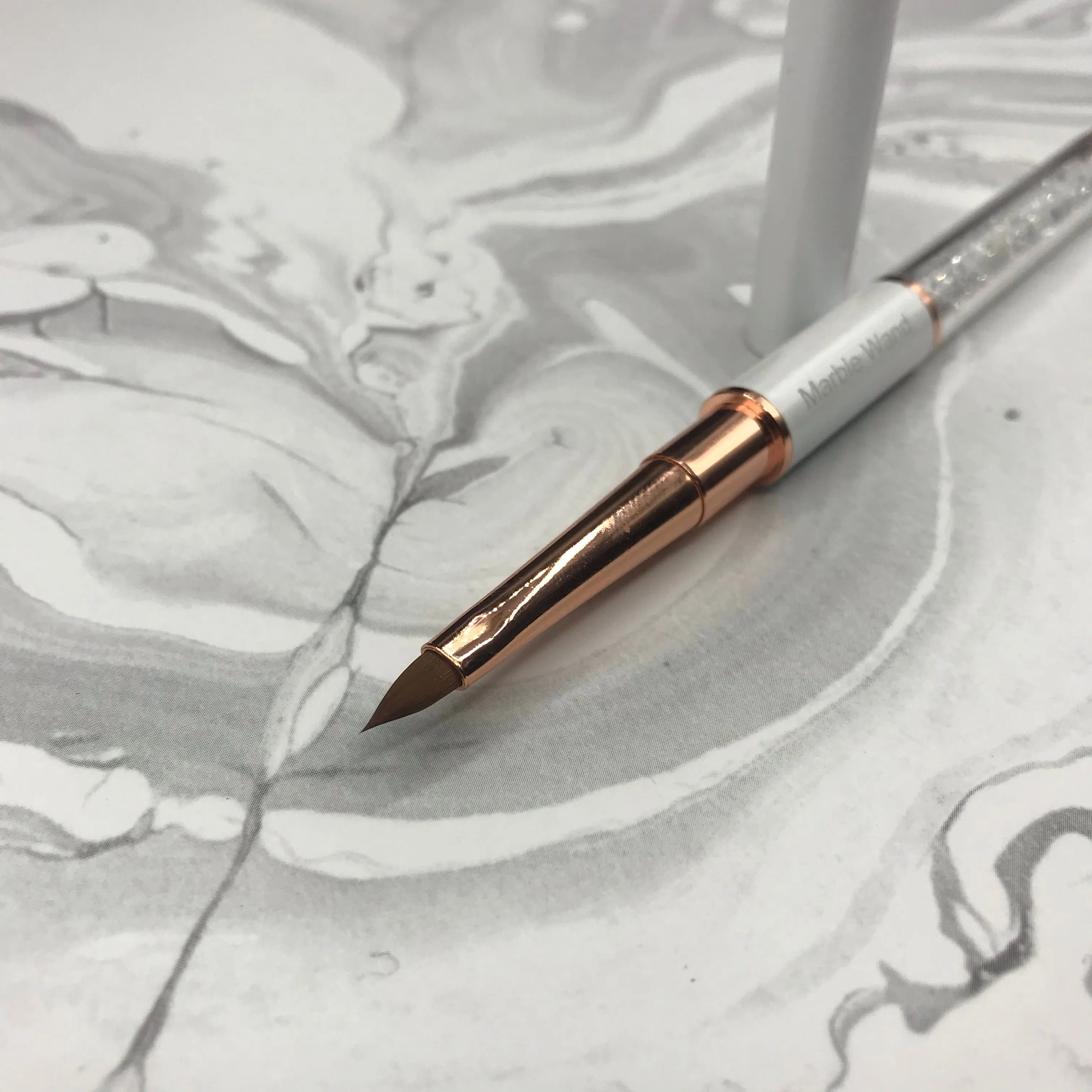 Marble Wand Nail Brush