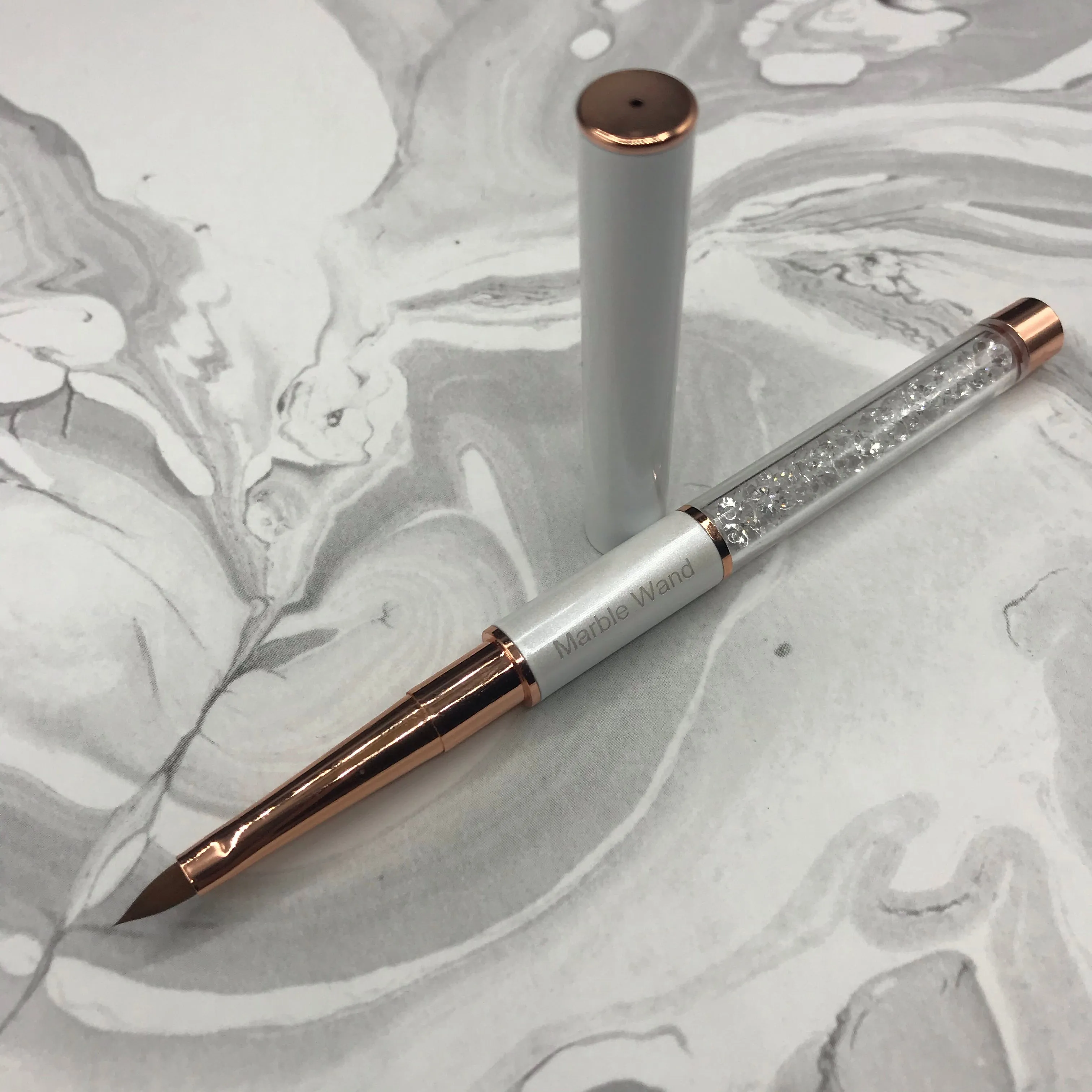 Marble Wand Nail Brush