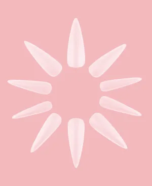 Matte Stiletto Nail Tips - Long (500pcs)