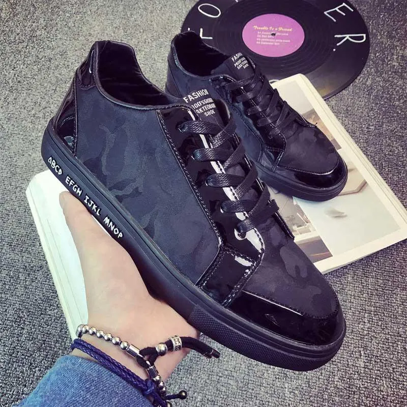 Men's Golden Camo Low Tops