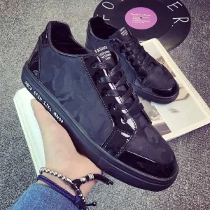 Men's Golden Camo Low Tops