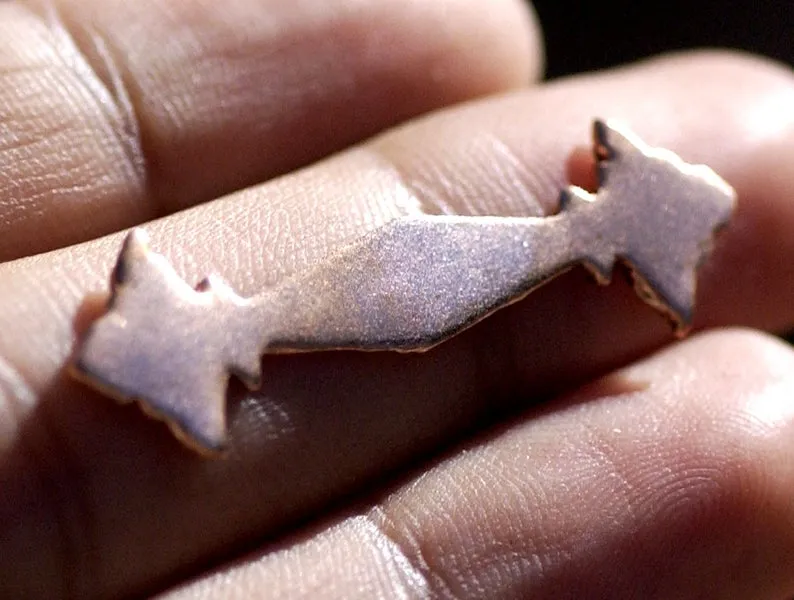 Metal Bail Finding - Diamond Bail Blank