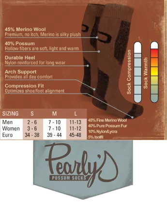 Moto Pearly - Knee high for your motorcycle boots, the perfect adventure Sock.