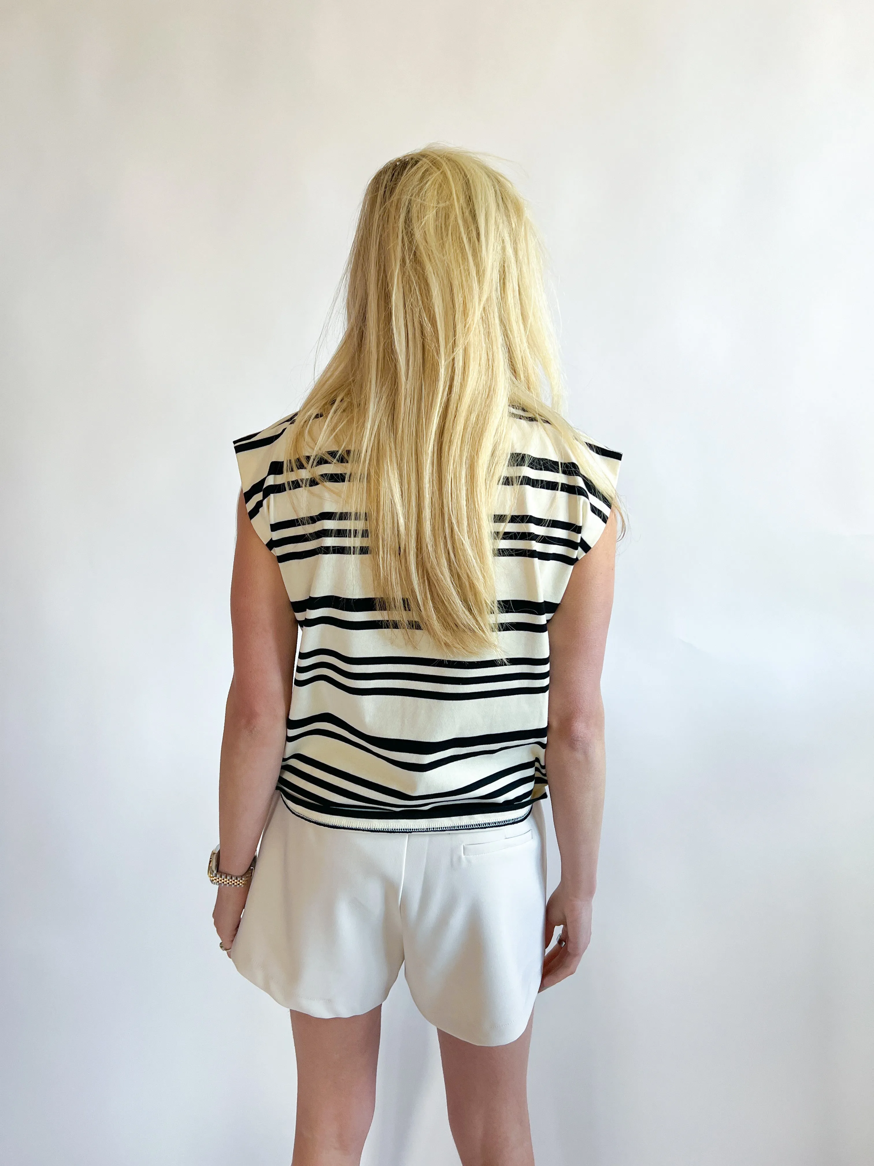Multi Stripe Muscle Tee
