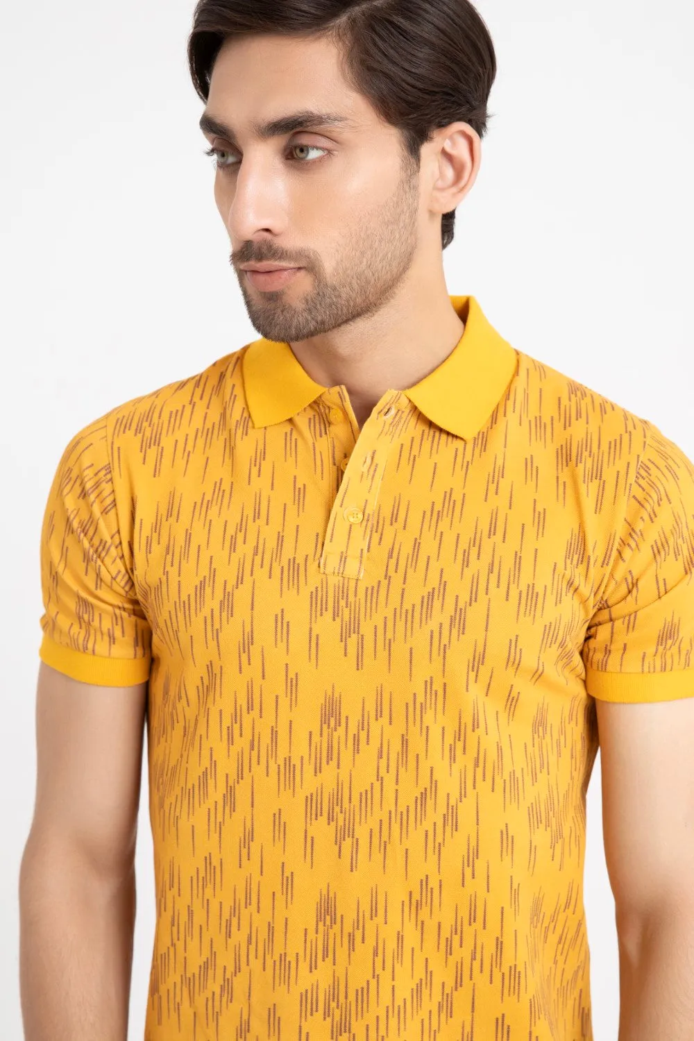 Mustard Collar T-Shirt